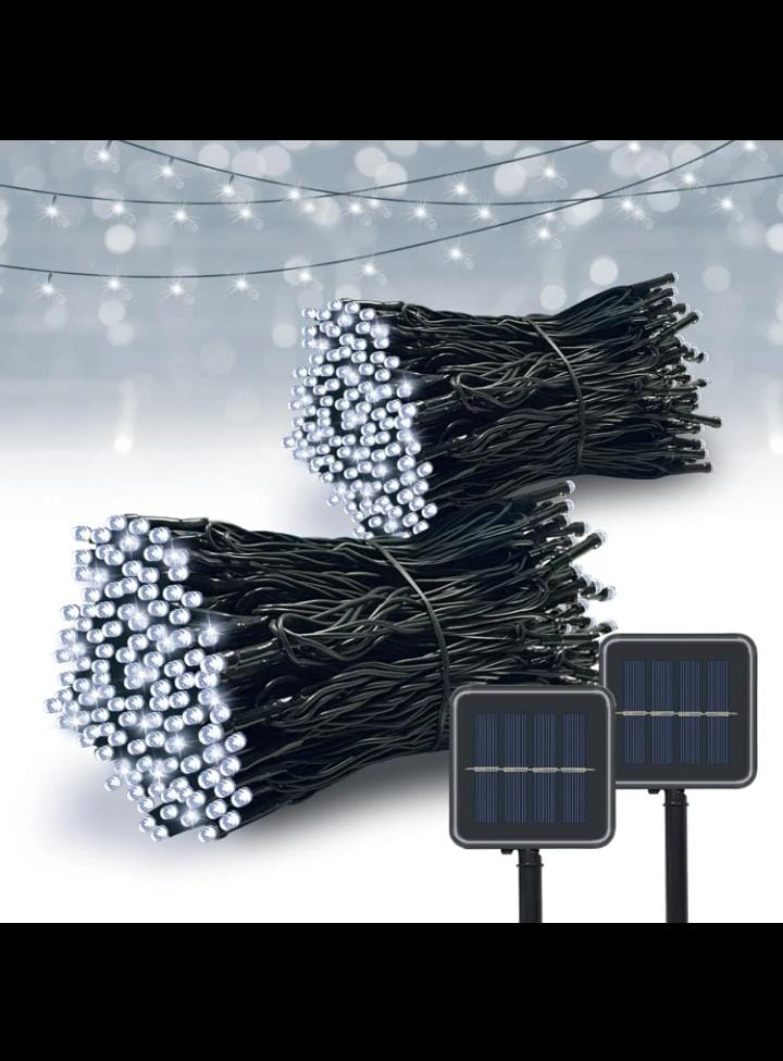 Pisca led navideña solar lineal de 200L